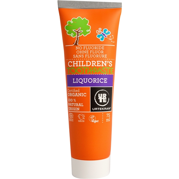 Childrens toothpaste liquorice