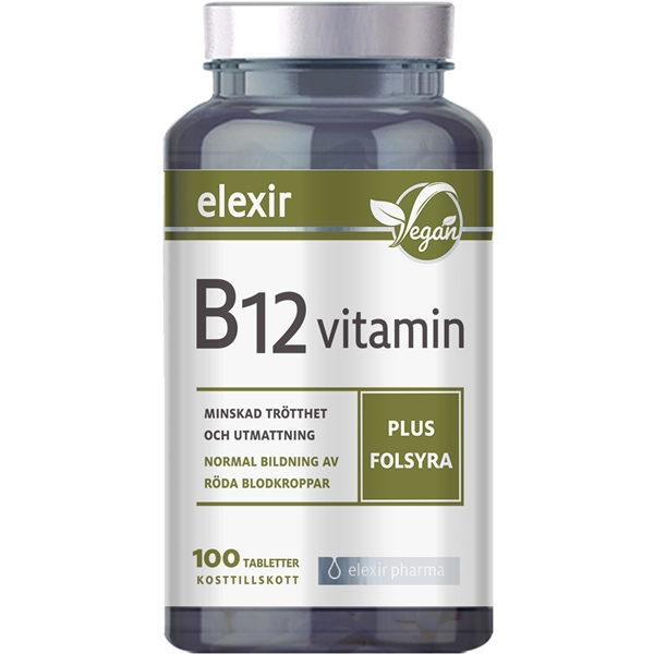 B-12 vitamin plus folsyra