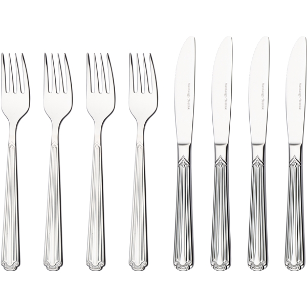 Renessanse dessertbestick 4 + 4 delar (Bild 1 av 2)