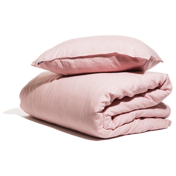 Bäddset Tvättat linne Rosa (Bild 1 av 3)