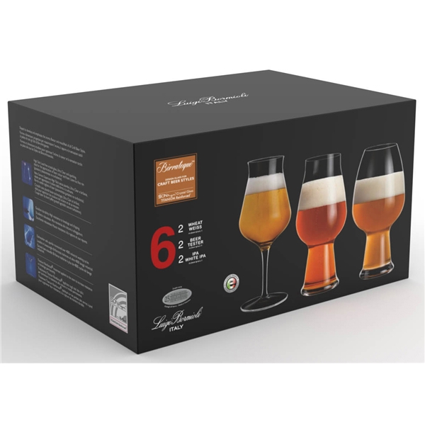 Birrateque ölglas-set tester 6-pack (Bild 1 av 2)