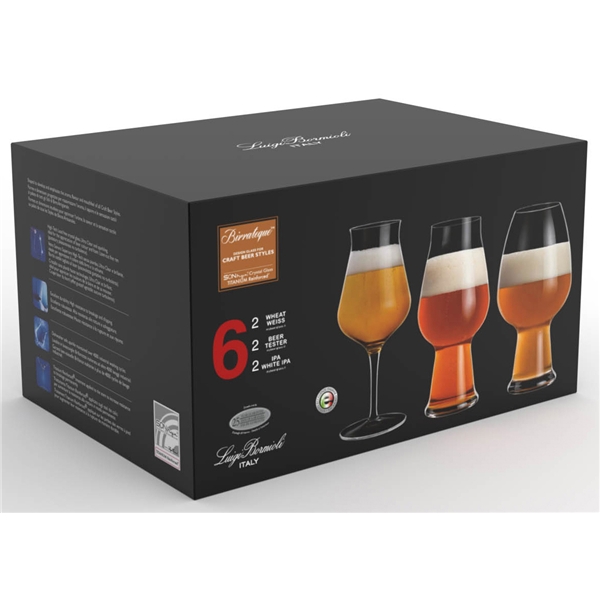 Birrateque ölglas-set tester 6-pack (Bild 1 av 2)