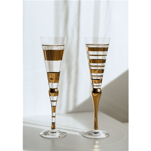 Clown Gold Champagneglas 2-pack (Bild 4 av 4)