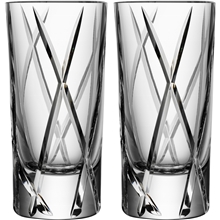 1 set - Klar - City shotglas 2-pack