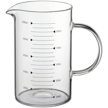 1 liter - Klar - Bastian Måttkanna glas