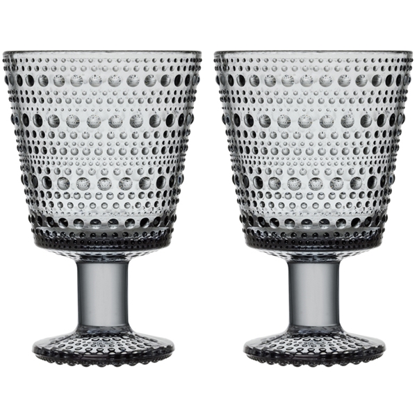 Kastehelmi glas på fot 2-pack (Bild 1 av 2)