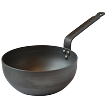 20 cm - Mauviel Kolstål sautepanna