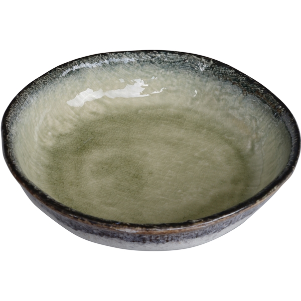 Yamasaku Dish Glassy Green 18.5 cm