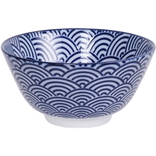 Nippon Blue Rice Bowl 12 cm Waves