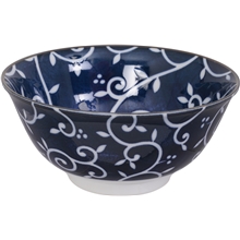 Mixed bowls 15x7 cm White/blue 