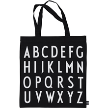 Svart - Design Letters Tote Bag ABC