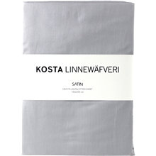 Ljusgrå - Kosta Linnewäfveri Satin Dra-på-lakan 160x200