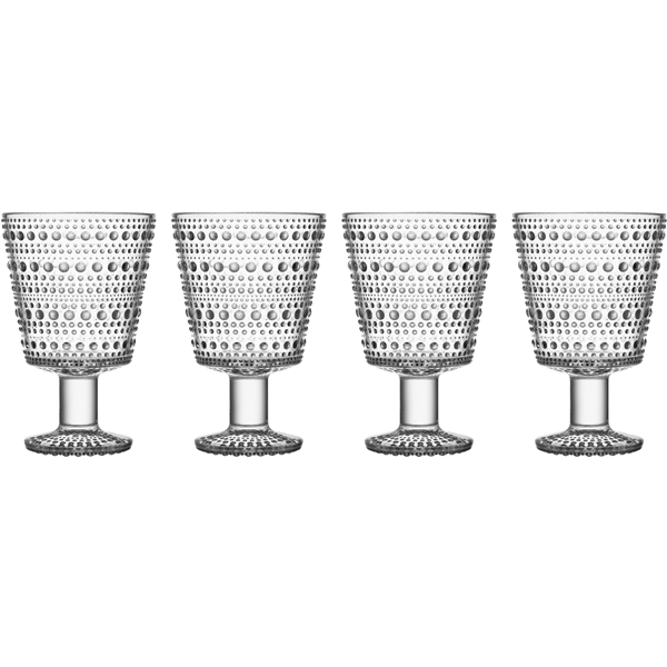 Kastehelmi glas på fot 4-pack (Bild 1 av 2)