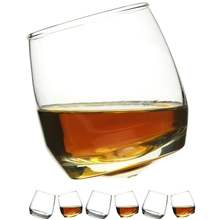 Whiskeyglas med rundad botten 6-pack