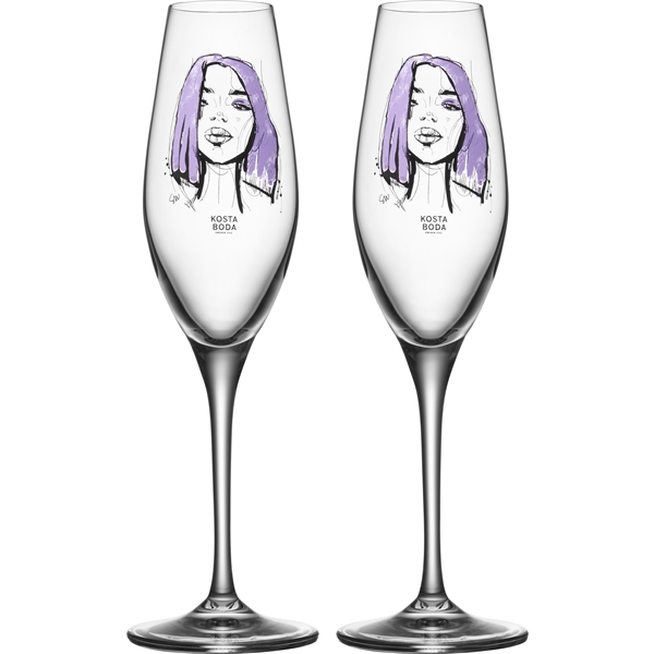 Champagneglas All About You 2-pack (Bild 1 av 4)