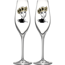 Let´s celebrate you - Champagneglas All About You 2-pack
