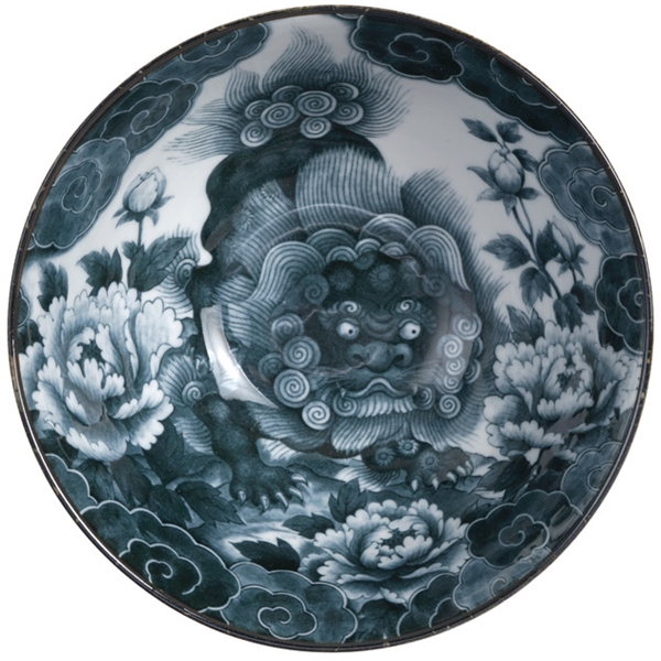 Lion Peony Bowl 18x9cm (Bild 2 av 2)