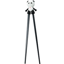 Children Chopsticks 22cm 1 st Panda Black
