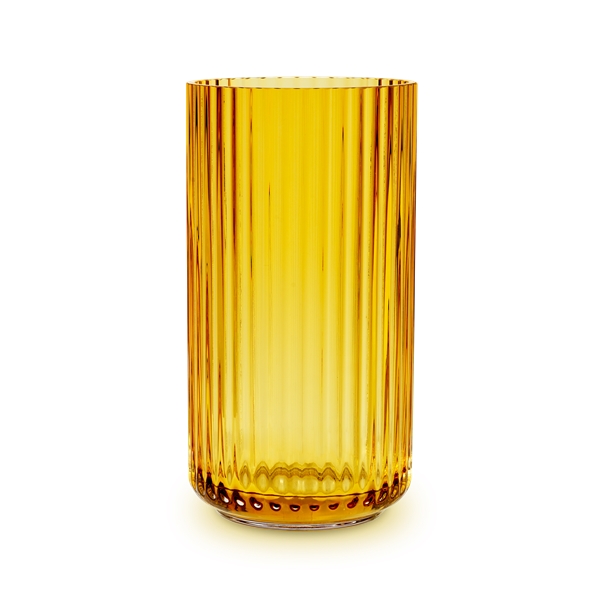 Lyngbyvasen Glas amber