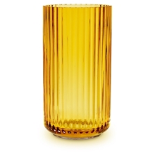 38 cm - Amber - Lyngbyvasen Glas amber