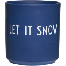 Design Letters Favourite Cups Let it snow / Midnight Blue