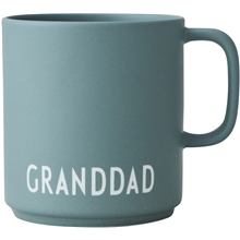 Granddad / Dusty green - Design Letters Favoritkopp med handtag