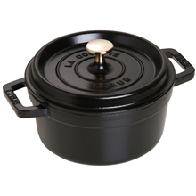 Svart - Staub Rund gryta 2,2 L