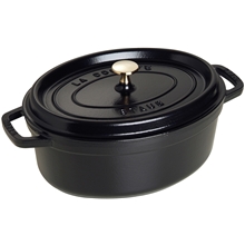 Svart - Staub Oval gryta 4,2 L