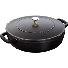 Svart - Staub Chistera sautépanna 3,7 L