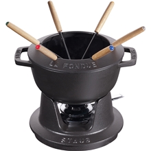 Svart - Staub Fondue set 1,65 L