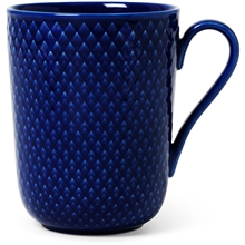Mörkblå - Lyngby Rhombe Color Mugg med handtag 33cl