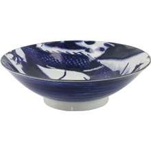 Japonism Menbachi Bowl 25.2x7.7cm Dragon Blue