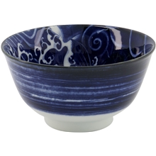 Carp Blue - Japonism Small Tayo Bowl 12.7x6.8cm