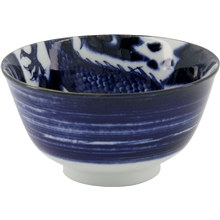 Dragon Blue - Japonism Small Tayo Bowl 12.7x6.8cm