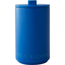 Cobalt Blue - Design Letters Insulated Cup