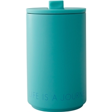 Turquoise - Design Letters Insulated Cup