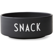 Black - Design Letters Snack Bowl