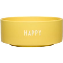 Design Letters Snack Bowl Yellow