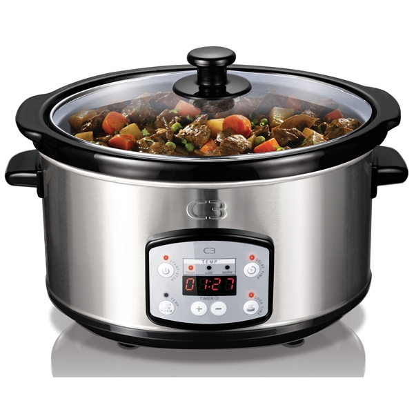 C3 Slowcooker 3,5L med digital display (Bild 1 av 2)