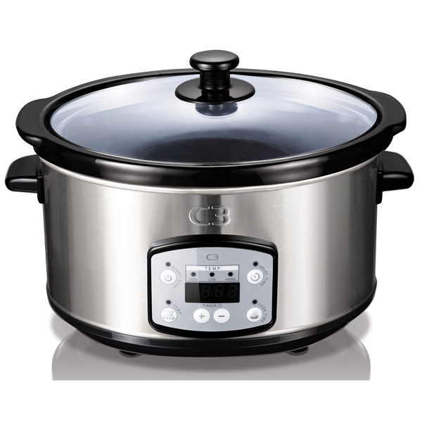 C3 Slowcooker 3,5L med digital display (Bild 2 av 2)