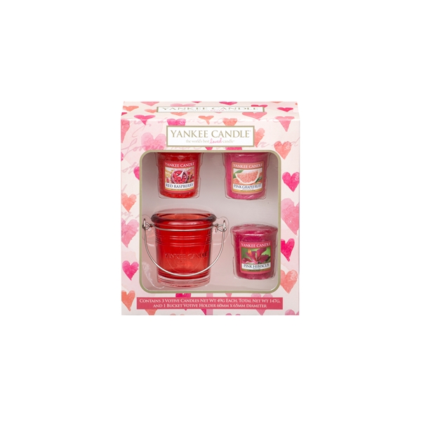 Gift Set 3 samplers & 1 ljuslykta Love (Bild 1 av 2)