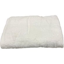 Vit - Bomull Handduk 69 x 137 cm