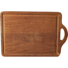 Skärbräda med handtag i Teak