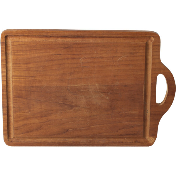 Skärbräda med handtag i Teak
