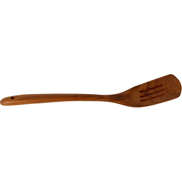 Stekspade med hål i Teak