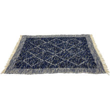 Mörkblå - Matta - Diamond 100 x 150 cm.