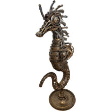 1 - Metallskulptur Seahorse