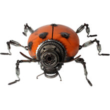 Metallskulptur Ladybug
