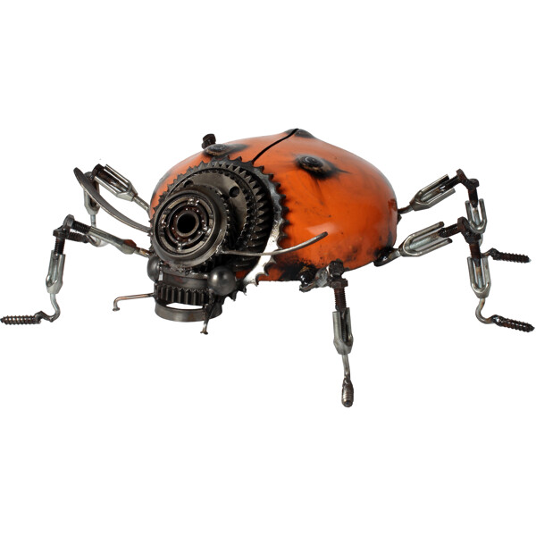 Metallskulptur Ladybug (Bild 2 av 3)