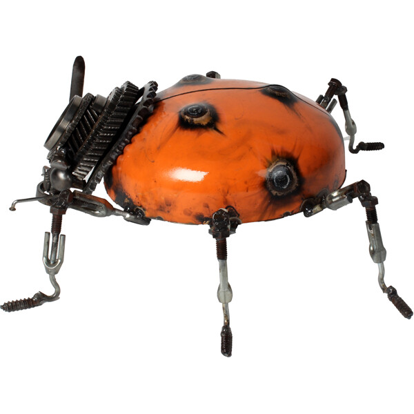 Metallskulptur Ladybug (Bild 3 av 3)